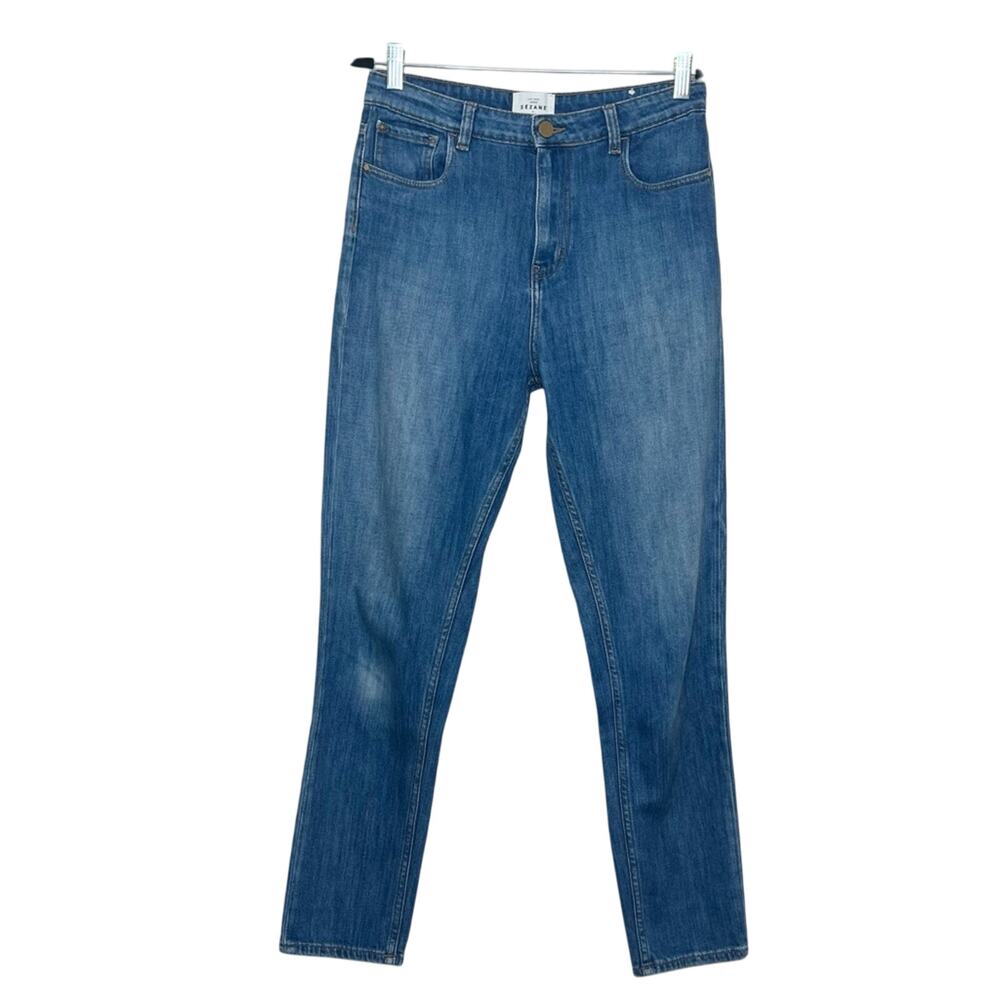 Sezane Straight Leg High Rise Jeans Size 28
